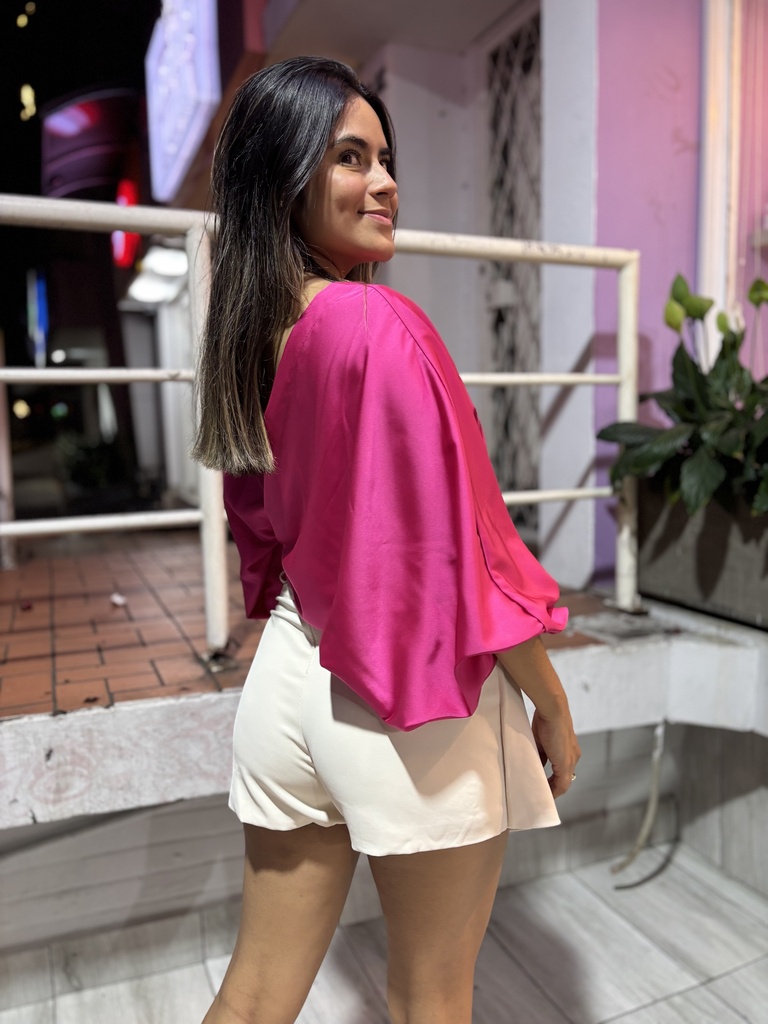 Blusa Eva fucsia