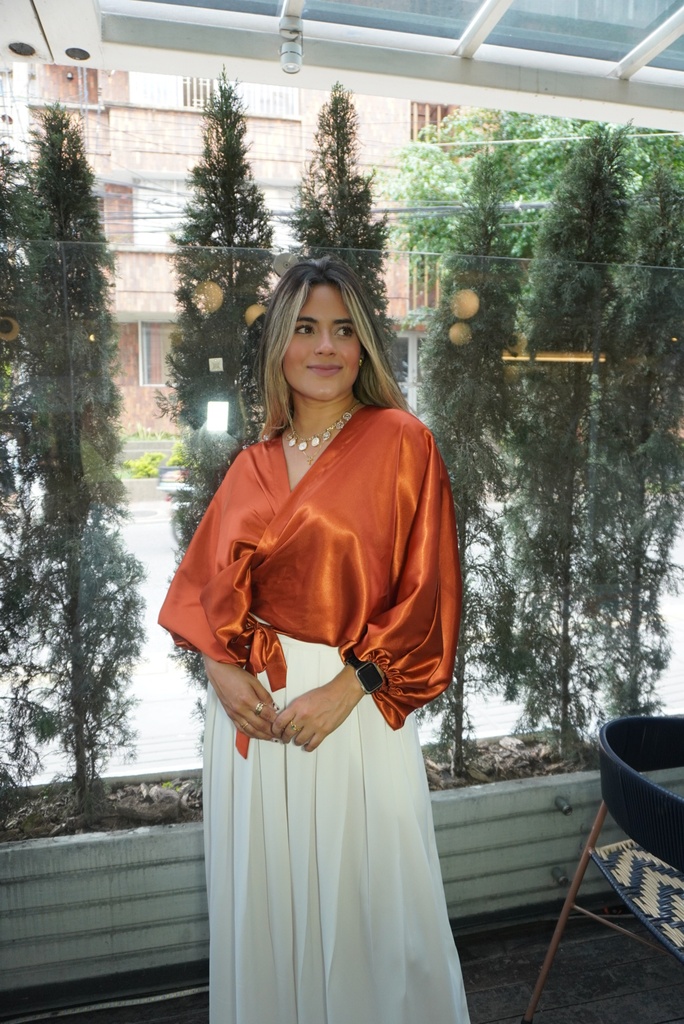 Blusa Eva Terracota