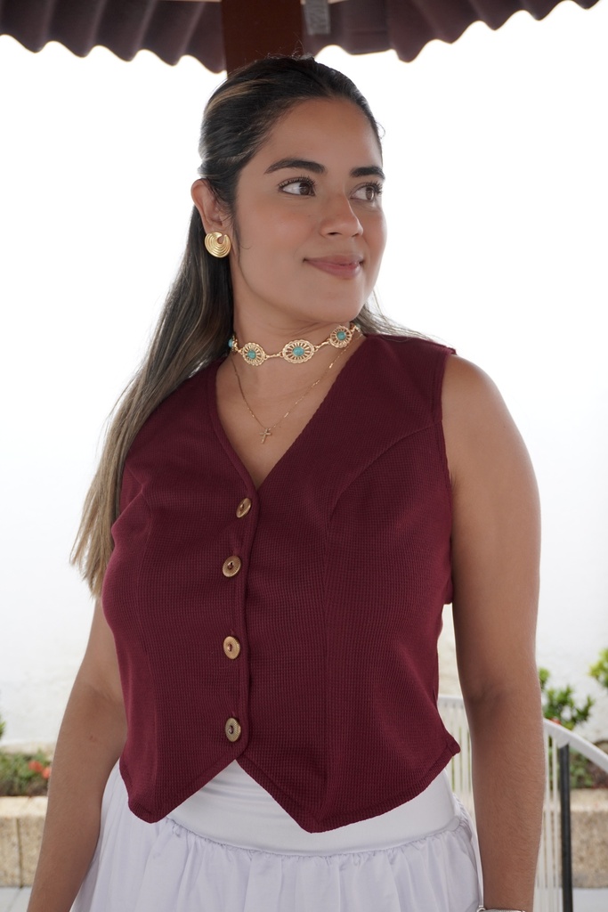 Chaleco Vinotinto