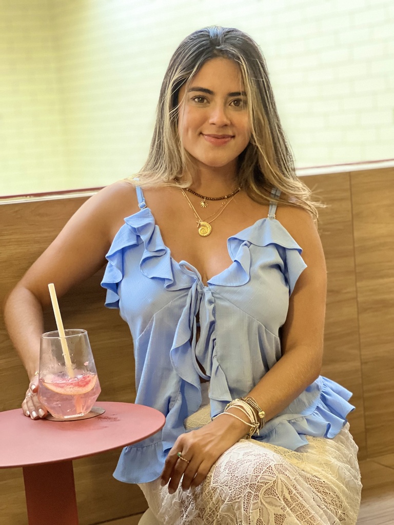 Blusa Gola baby blue